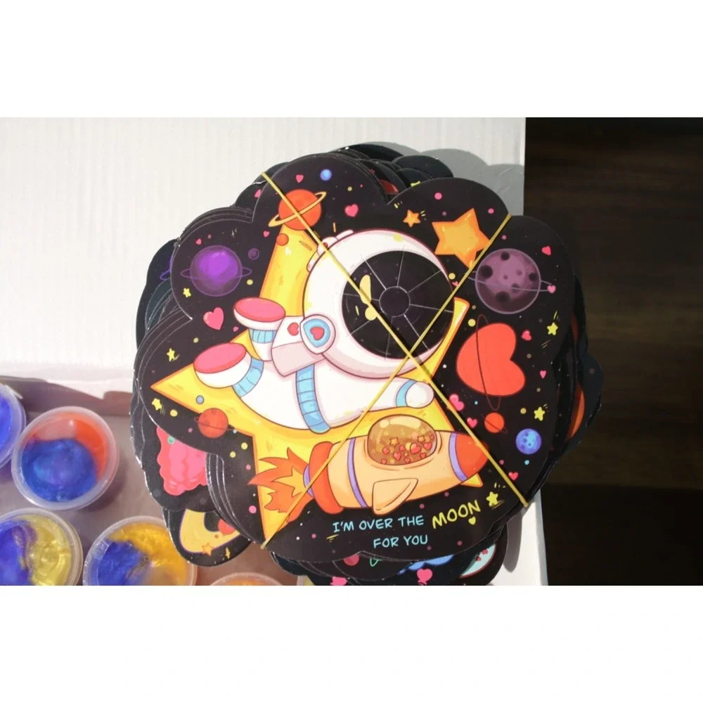 Space Themed Slime Party Favors